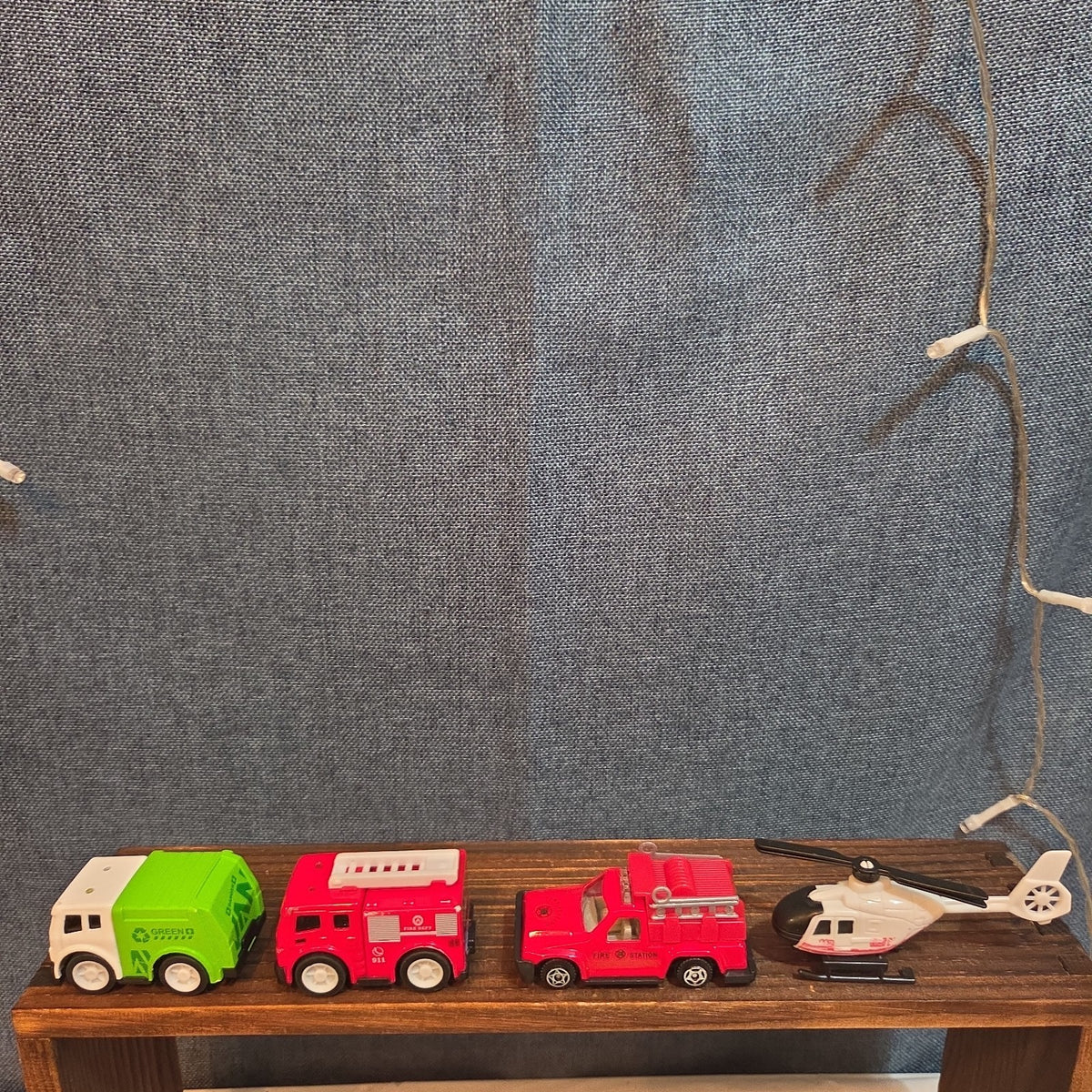 City Rescue Toy Vehicle Lot 4 Fire Truck Copter