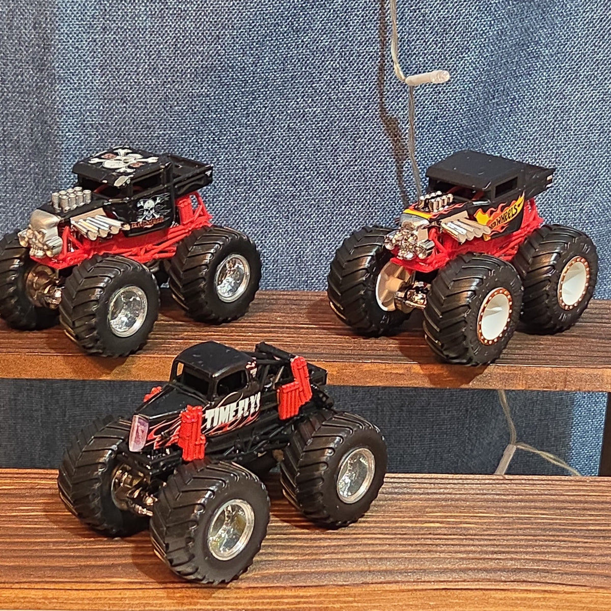 Hot Wheels Monster Jam Bone Shaker Time Flys Lot 3 Diecast Y2K