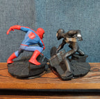 Disney Infinity 2.0 Spider-Man Black Red Suit 2 Figure Lot PVC Loose