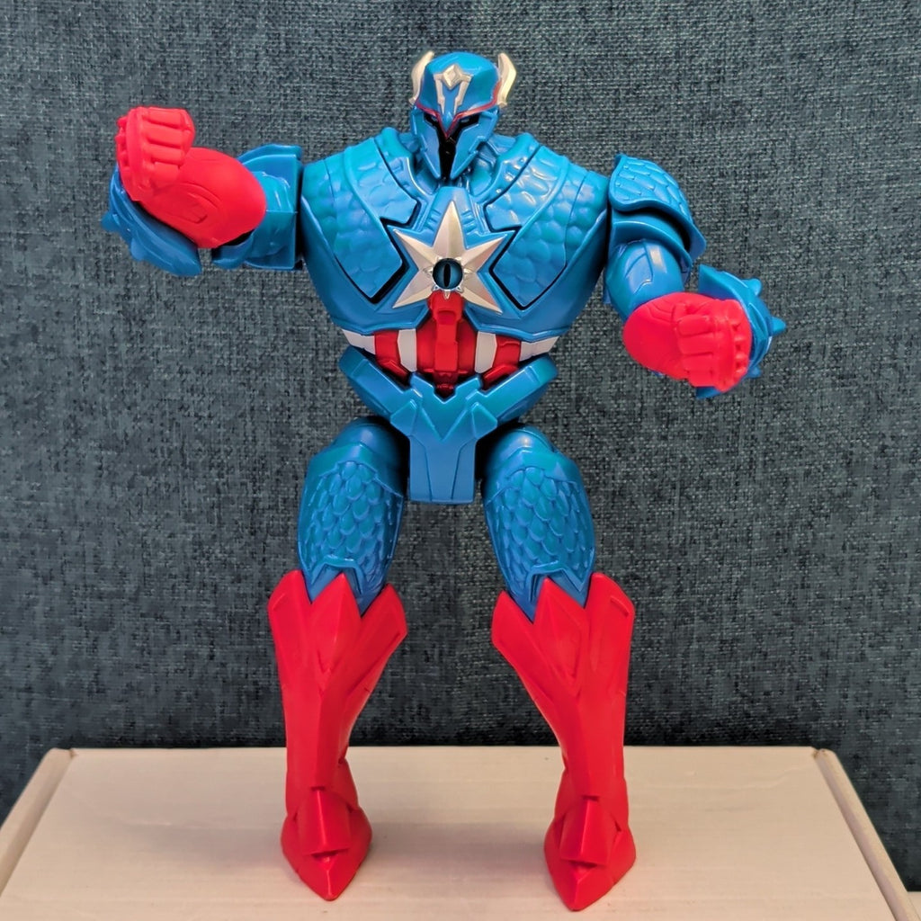 Marvel Avengers Mech Strike Monster Hunters Captain America Action Figure Hasbro