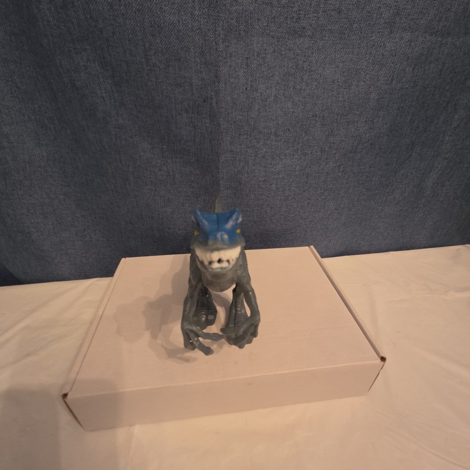 Chap Mei Dino Valley Velociraptor Figure Blue Stripe Replacement Animal Planet 7