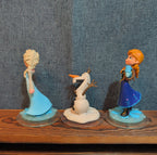 Disney Infinity Frozen 3 Figure Lot Elsa Anna Olaf PVC Loose