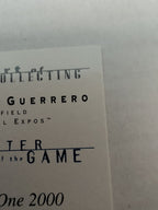 2000 Topps Gallery - Masters of the Game Vladimir Guerrero #117
