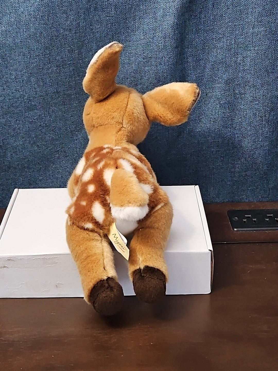 Aurora Miyoni Spotted Fawn Deer Plush 11" | Realistic Laying Down Stuffed Animal
