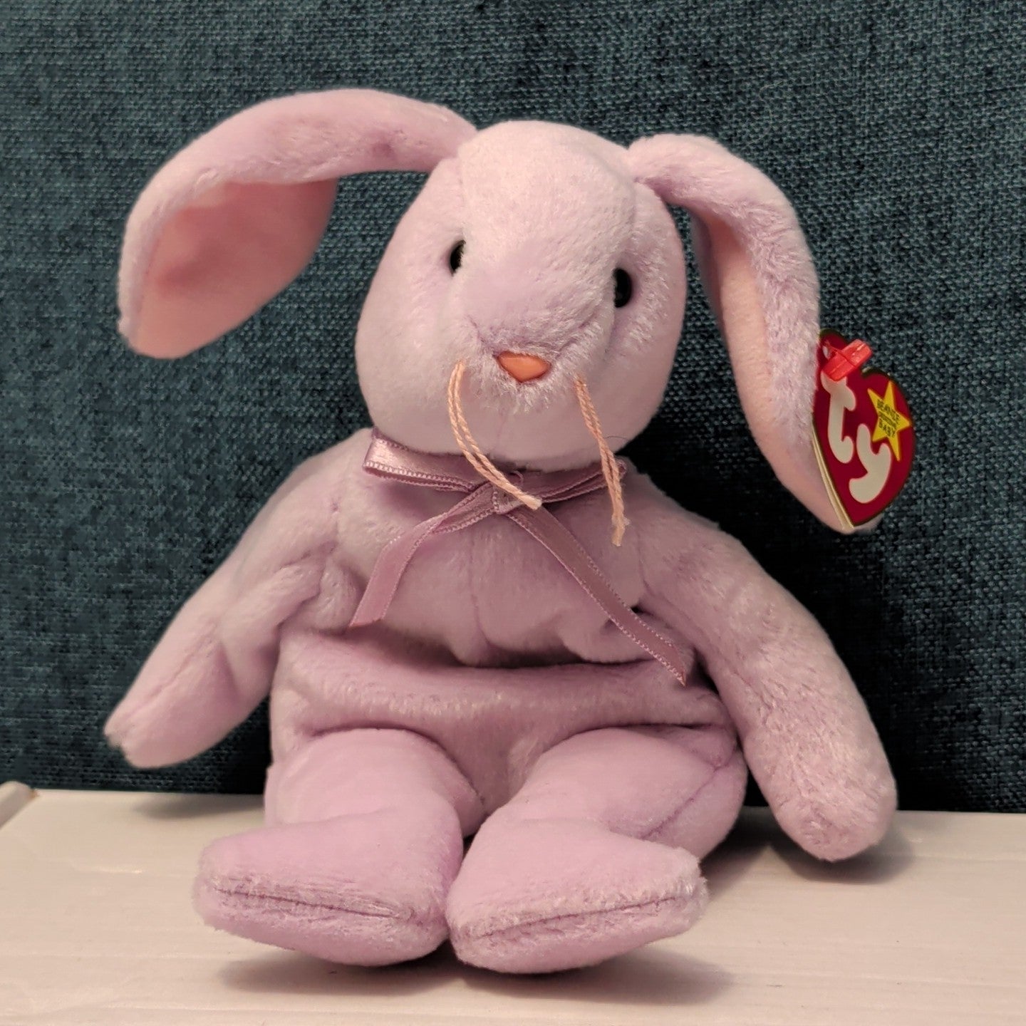 TY Beanie Baby - FLOPPITY the Purple Bunny (8.5 inch) - MWMTs Stuffed Animal Toy