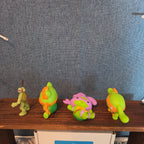 McDonalds Sanrio TMNT Happy Meal Toy Lot 4 Plastic Figures 2025