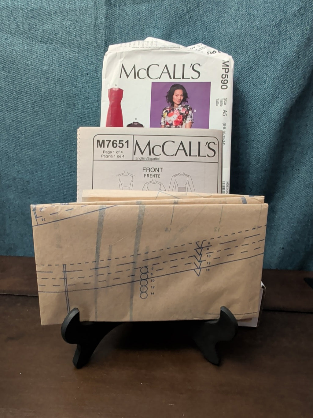 UNCUT McCall's M7651 (MP590) Pattern | Fit & Flare Dress Princess Seam Size 6-14
