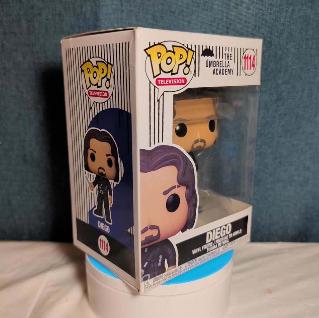 Funko Pop Television Umbrella Academy Diego 1114 Vinyl Figure in Box w Protector