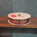 Michaels Holiday Cheer Ribbon Burgundy Christmas Tree 9ft NWT