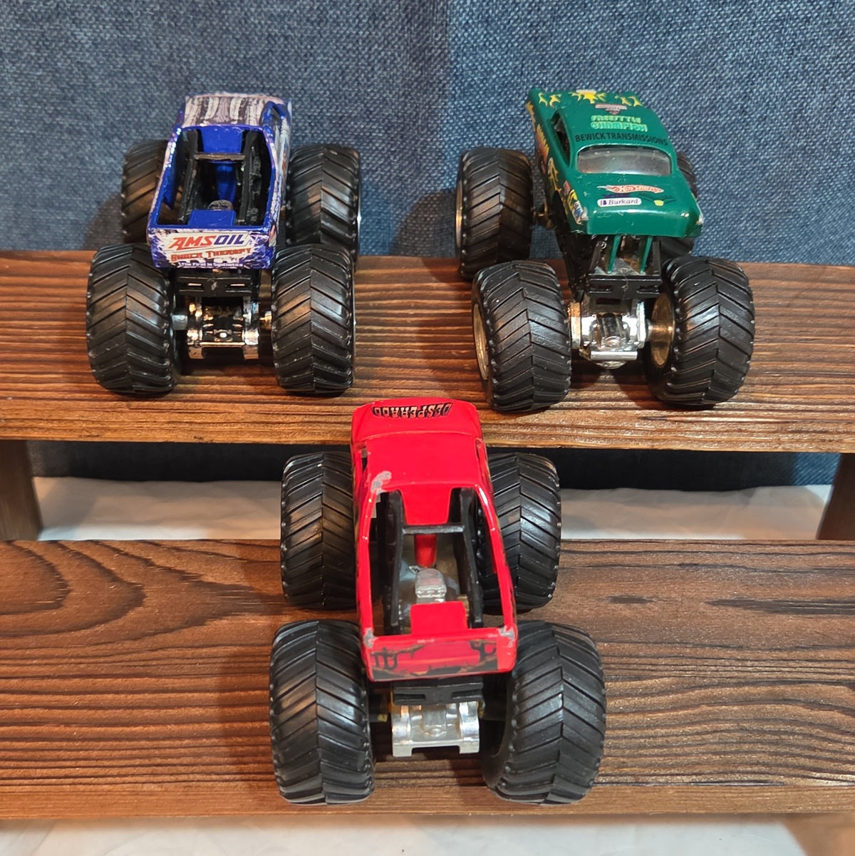 Hot Wheels Monster Jam Sudden Impact King Krunch Desperado Lot 3 Diecast Y2K