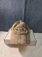 NASCAR Sprint Cup Series Camo Hat Yellow Underbill Adjustable Racing Cap Vintage