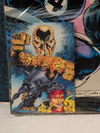 Real Heroes #1 Pizza Hut Marvel 1994 Promo Black Panther The Thing Jubilee Good