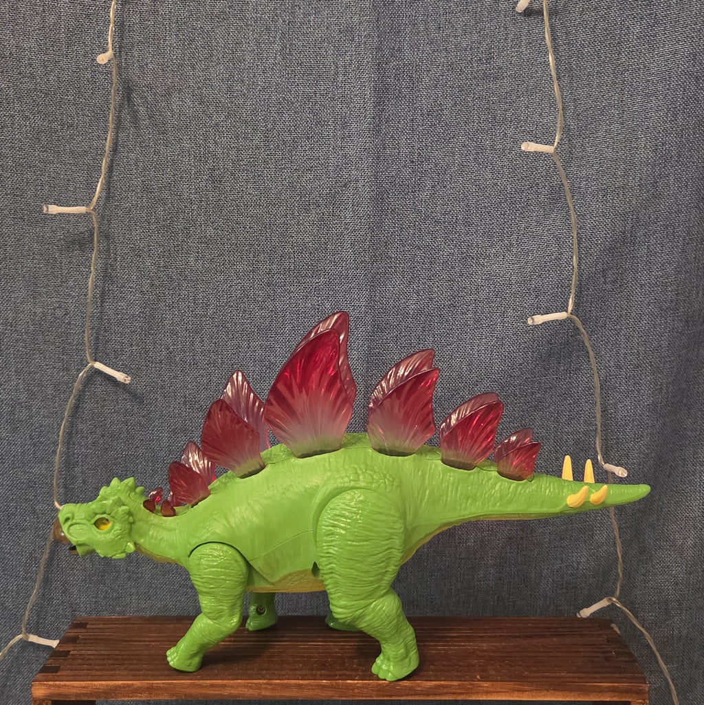 Zuri Inc Stegosaurus Walking Dinosaur Light Up Spikes 12.5