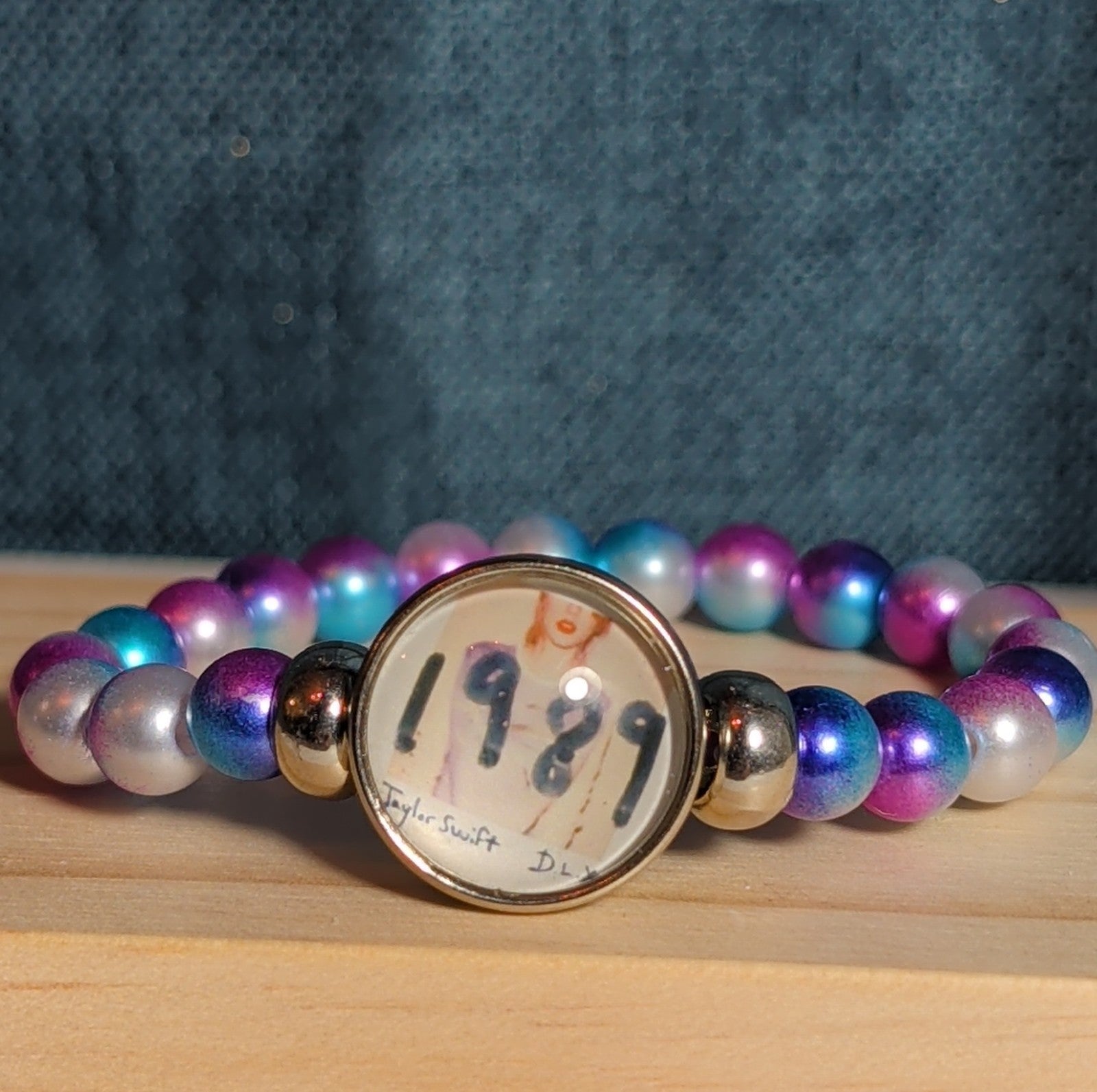 Taylor Swift 1989 Charm Beaded Bracelet Eras Vibe