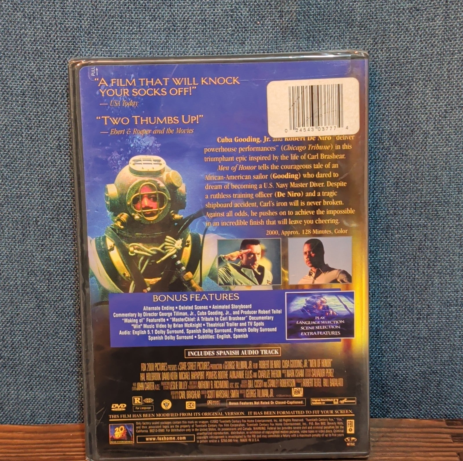 Men of Honor DVD Special Edition Full Screen Cuba Gooding Jr Sealed New