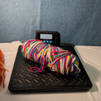 Assorted Yarn Set 9oz Mixed Rainbow Retro Stripe Orange Pink Purple 3 Skeins