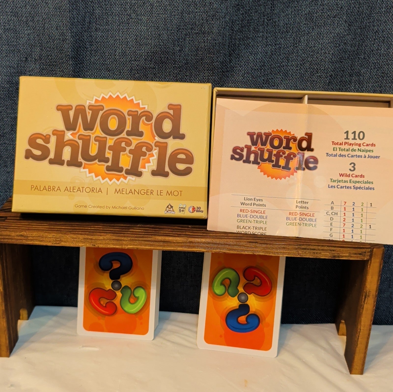 Breaking Games Word Shuffle Card Game 2016 Complete 852468006083