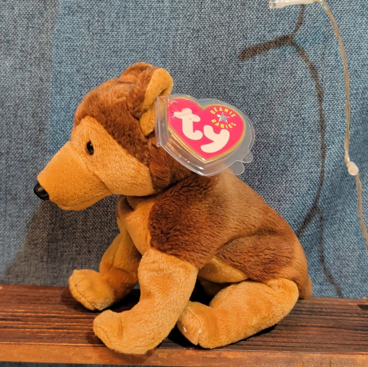 Ty Beanie Baby Courage German Shepherd Flag Plush