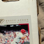 2000 Topps Gallery Rusty Greer #4 Texas Rangers Canvas Texture Baseball Card