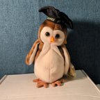 Wise TY Beanie Baby Owl Class of 1998 Graduation Gift MWMT with Tag Protector