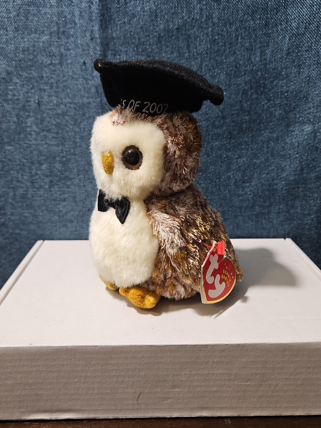 Ty Beanie Baby Smarter the Owl | Class of 2002 Graduation Gift | Retired Plush