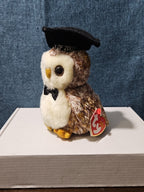 Ty Beanie Baby Smarter the Owl | Class of 2002 Graduation Gift | Retired Plush