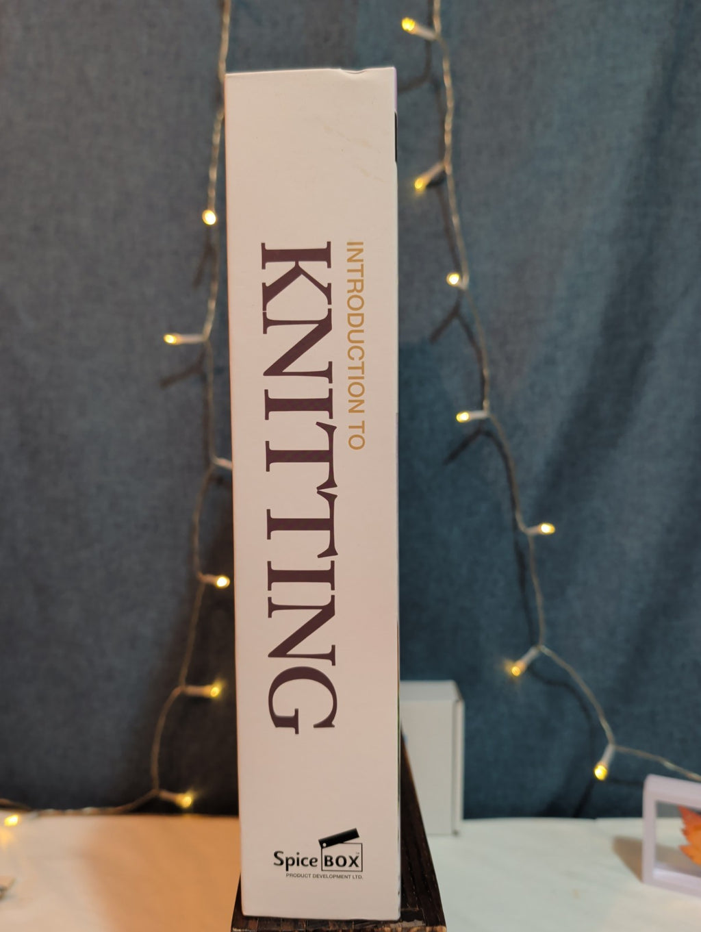 SpiceBox Intro To Knitting Learn To Knit Craft Kit Bamboo Needles