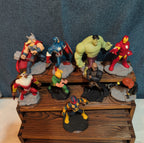 Disney Infinity 2.0 Marvel Avengers 9 Figure Lot Iron Man Hulk Loose