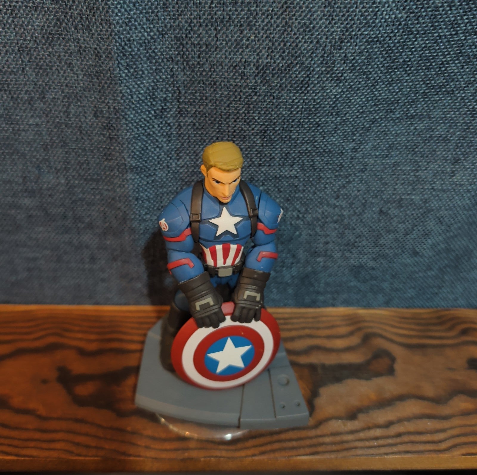 Disney Infinity 3.0 Captain America Unmasked PVC Figure Loose INF-1000229
