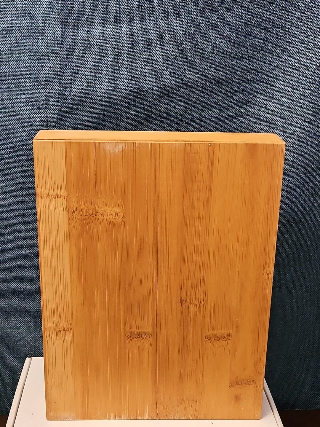 6 Gibson Steak Knives | 4.5" Serrated Stainless Steel | Wood Storage Block Tray