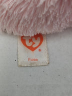 Ty Beanie Boos Fiona Pink Cat Plush | Glitter Eyes & Gold Feet | 6-9"
