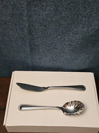 Reed & Barton KENDALL 5-Piece Serving Set | Hostess Host Set | 18/10 Stainless