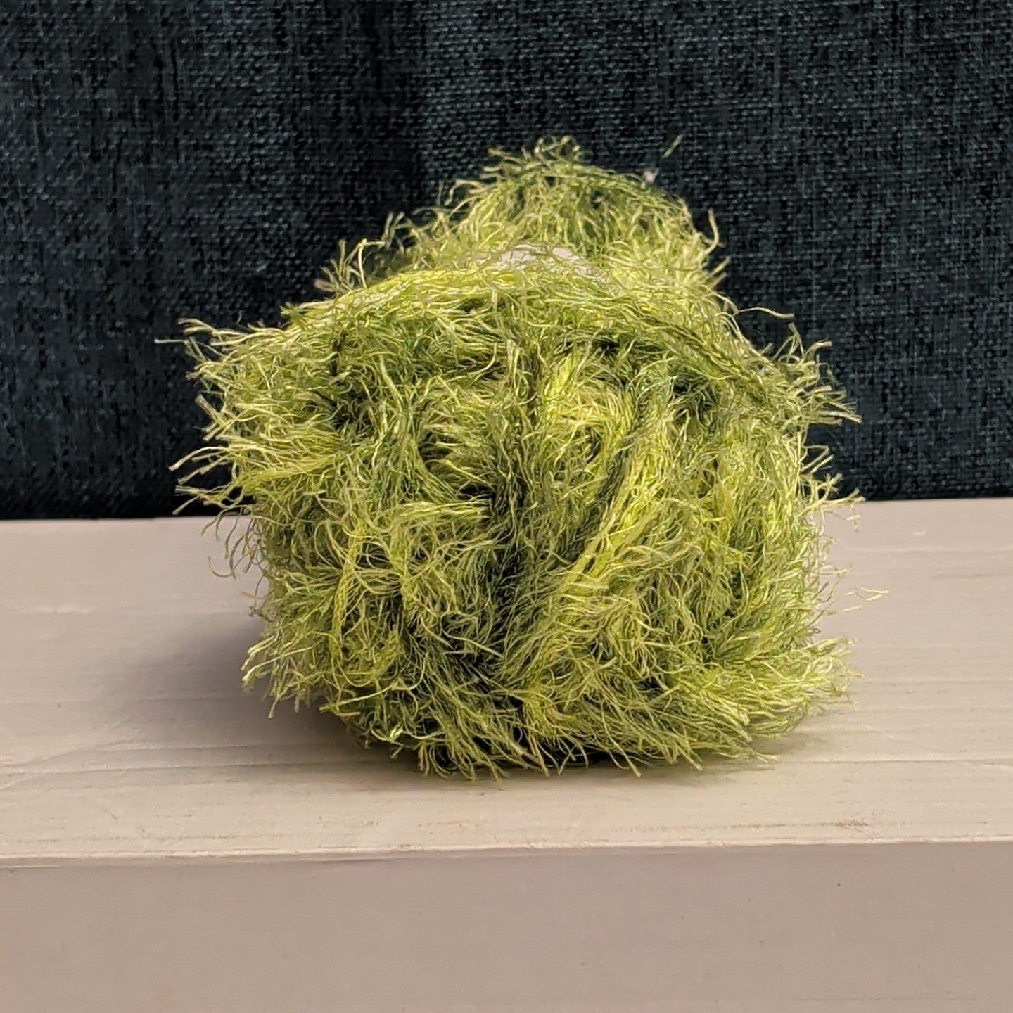 Red Heart Foxy Eyelash Yarn Lime Green