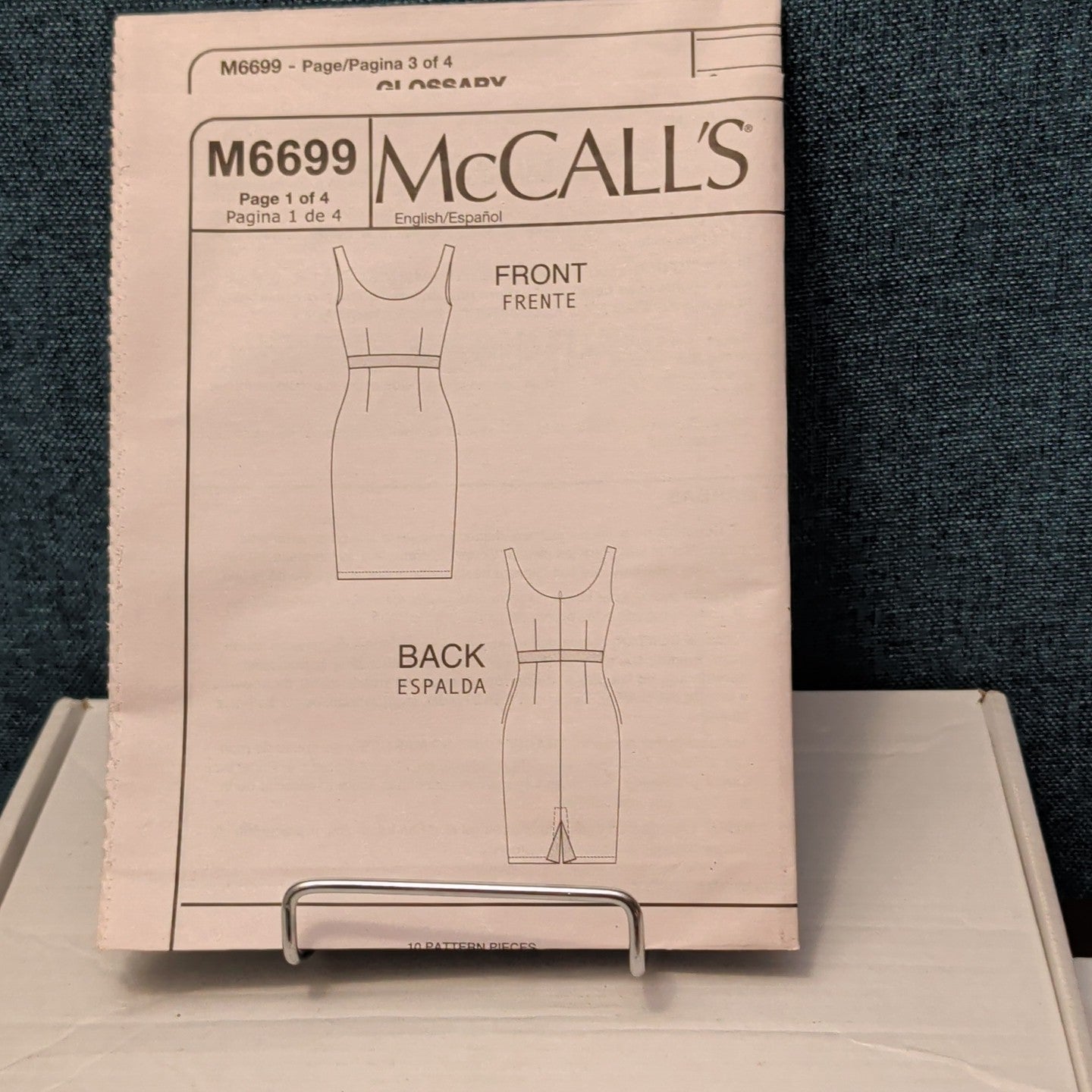 McCALL’S M6699 Fashion Star Dress Pattern | Sizes 6-14 UNCUT | Custom Cup Sizes