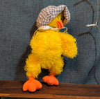 Ty Bonnie Yellow Baby Chick Plush Gingham Bonnet 1993 Vintage
