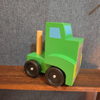 Melissa & Doug Wooden Car Carrier Truck Cab Green Replacement