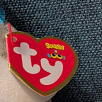 Ty Squish-a-Boos Slush Husky Dog Plush Blue Glitter Eyes Squishy Beanie with Tag
