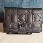 Betsey Johnson Luv Betsey Heart Quilted Wallet Y2K Goth