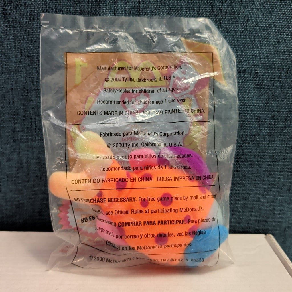 Ty McDonald’s Teenie Beanie Baby Lips the Fish #1 2000 Sealed New in Bag Vintage