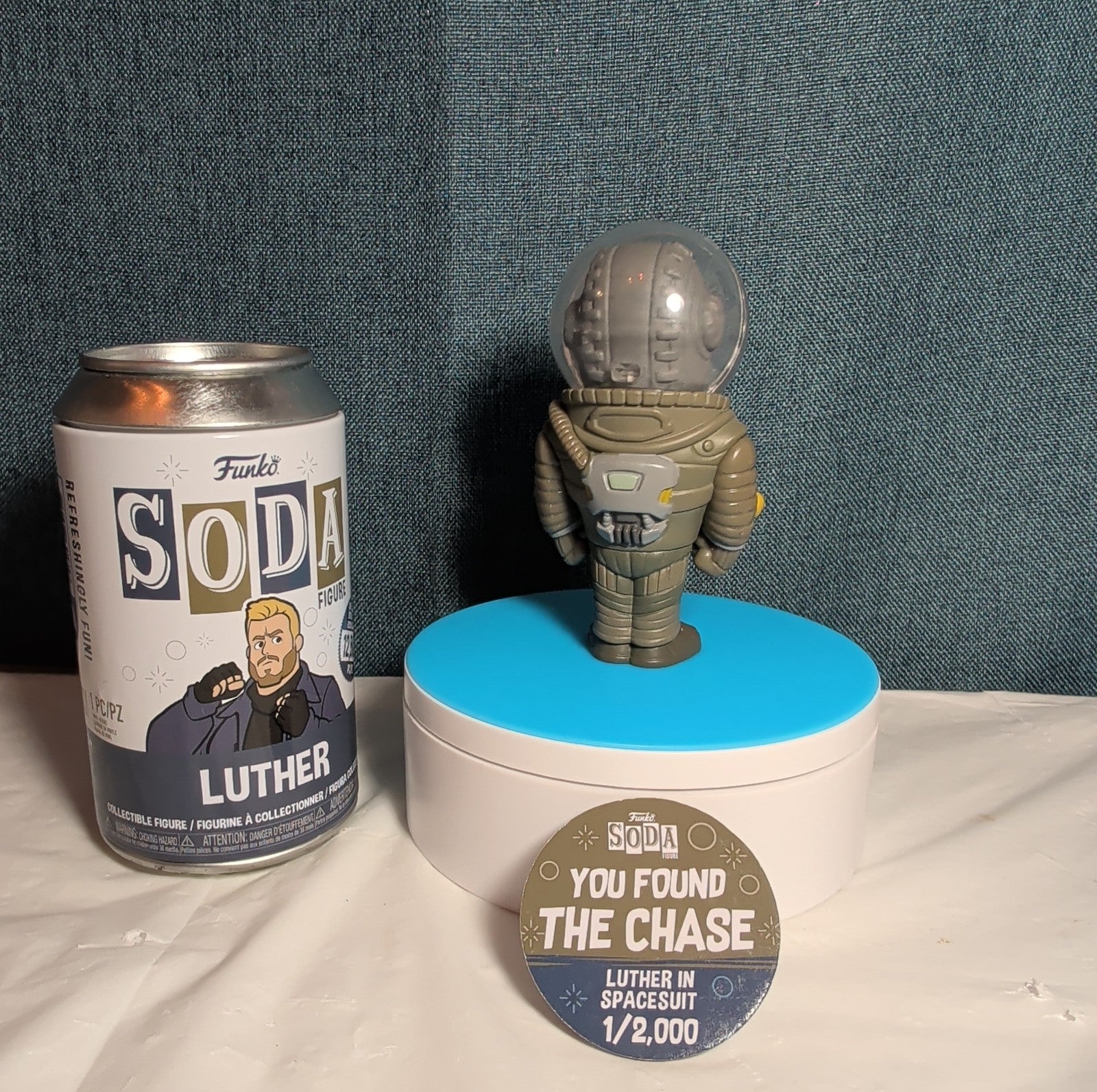 Funko Soda Luther Spacesuit Chase Vinyl Figure 1/2000