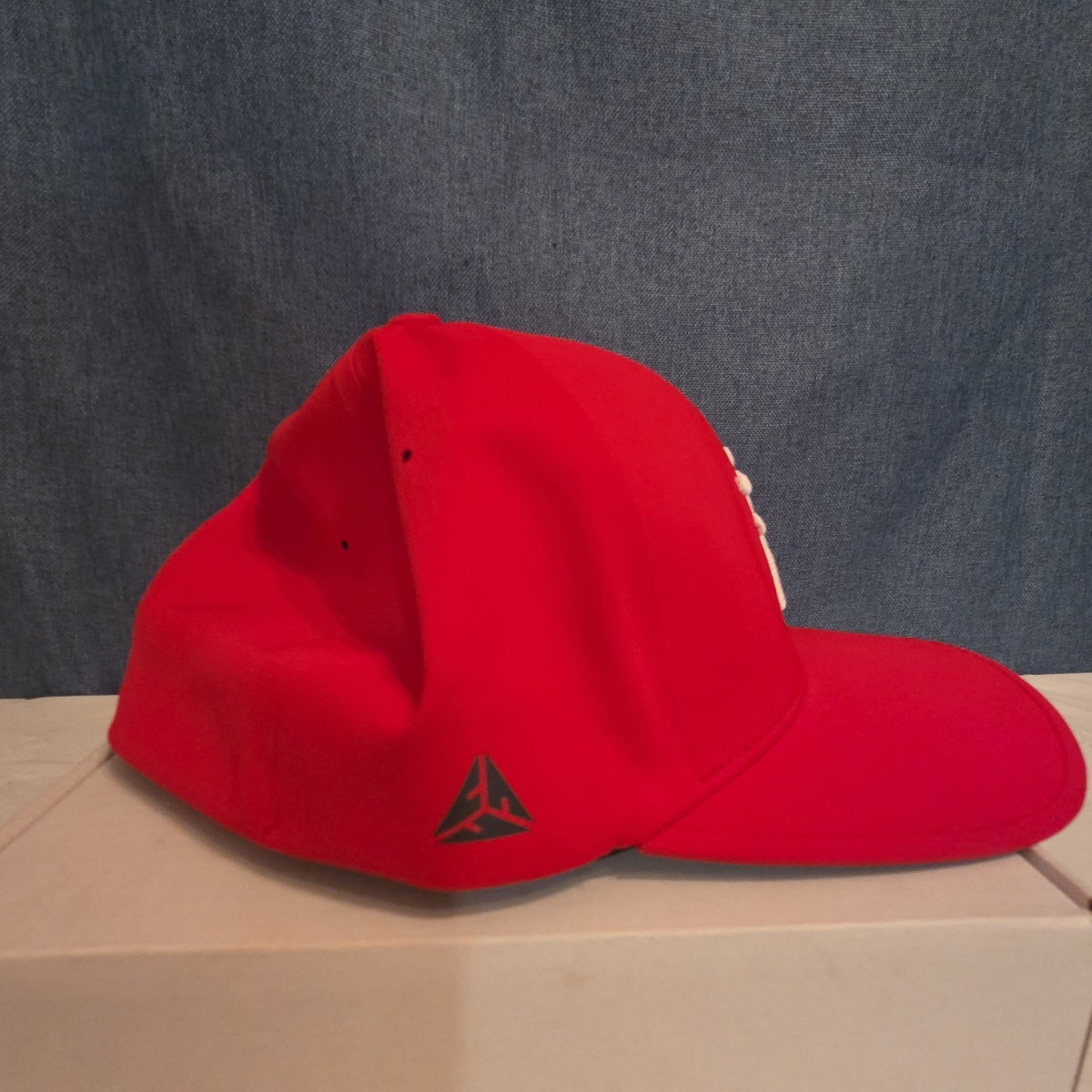 Flexfit Delta Hat SM Red Fly Embroidered Baseball Cap Fitted Performance 180