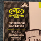 NEW Athletic Works Performance Golf Gloves 2-Pack | Size L | 2 Left Hand Gloves