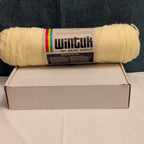 Vintage Wintuk Yarn 100% Orlon Acrylic Fisherman Cream 4-Ply Worsted Weight NOS