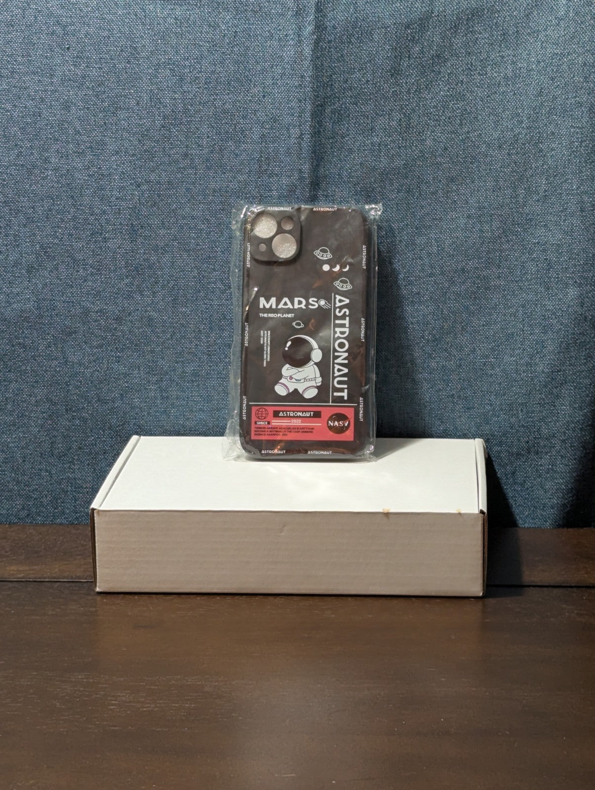 Astronaut Space Phone Case iPhone 14 Pro Max Slim Black TPU NASA Style Cover New