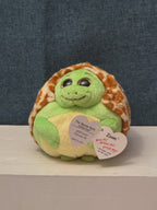 Ty Beanie Ballz Zoom the Turtle Plush Weighted Lands on Feet 2011 Retired MWMT
