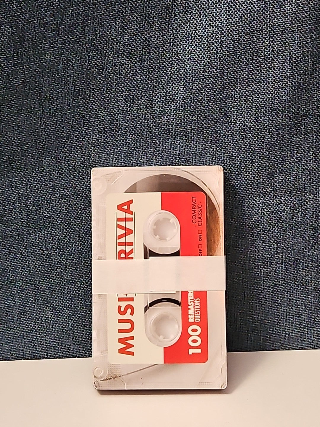 Professor Puzzle Music Trivia Game | Retro Cassette Tape Design | 100 Questions