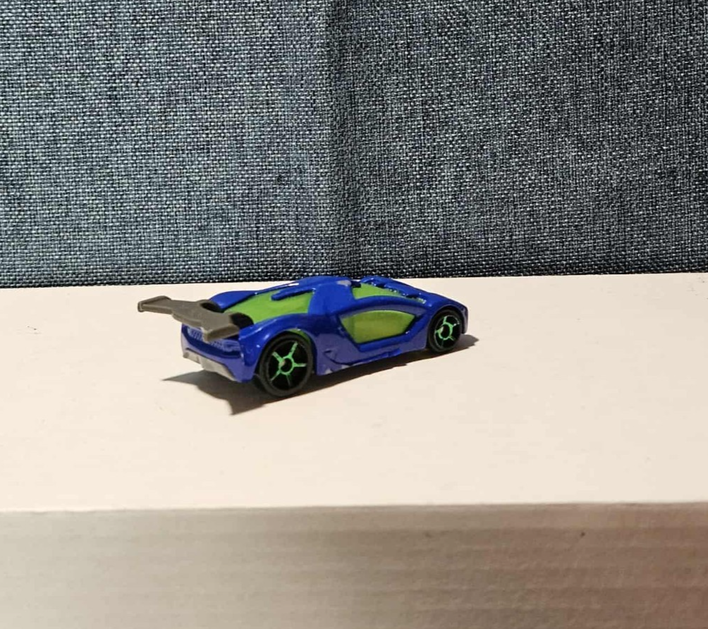 2012 Hot Wheels McDonald's Happy Meal | Blue REV ROD | Team Hot Wheels | Good