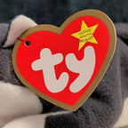 Ty Teenie Beanie Baby Nook the Husky 1999 McDonald's Plush Dog Grey White Tag
