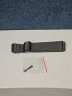 Fitbit Versa 1 / 2 / Lite Watch Band | Stretchy Elastic Nylon Strap | Dark Grey