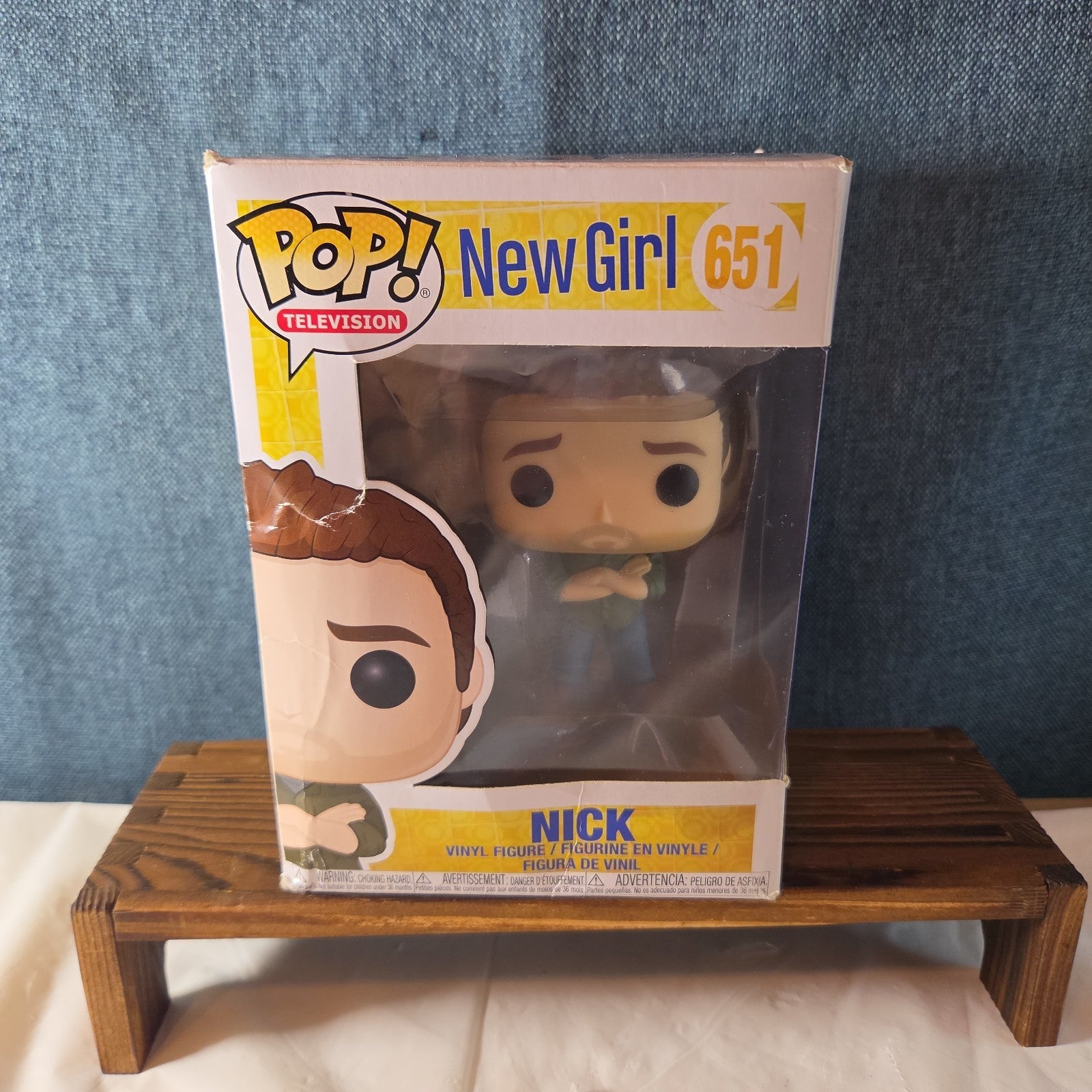 Funko Pop Television New Girl Nick 651 Vaulted Vinyl Figure 2018 With Protector